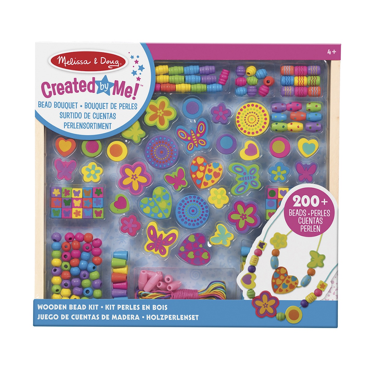 Melissa & Doug - Wooden Bead Bouquet