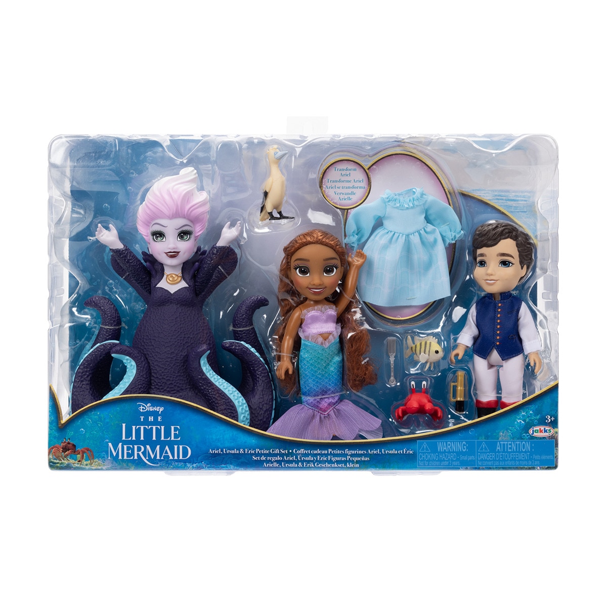 Disney - Set 3 Muñecas 15 Cm La Sirenita