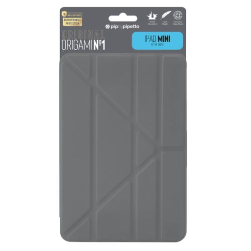 Funda Pipetto Origami Gris para iPad Mini 6