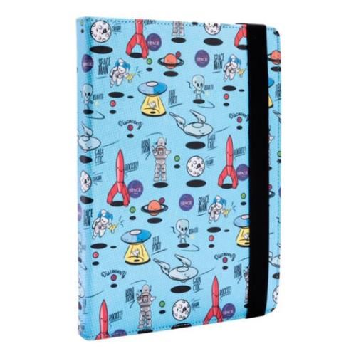 Funda universal SilverSanz Estampada Space Blue para tablet 9''-10''