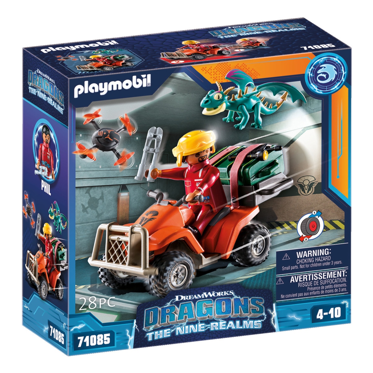 Playmobil - Set Dragons Nine Realms: Icaris Quad Dreamworks Dragons