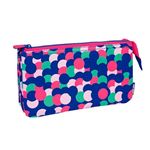 Portatodo Milan de 5 compartimentos Dotty rosa