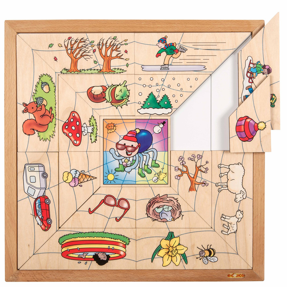 Puzzle Educo Estaciones