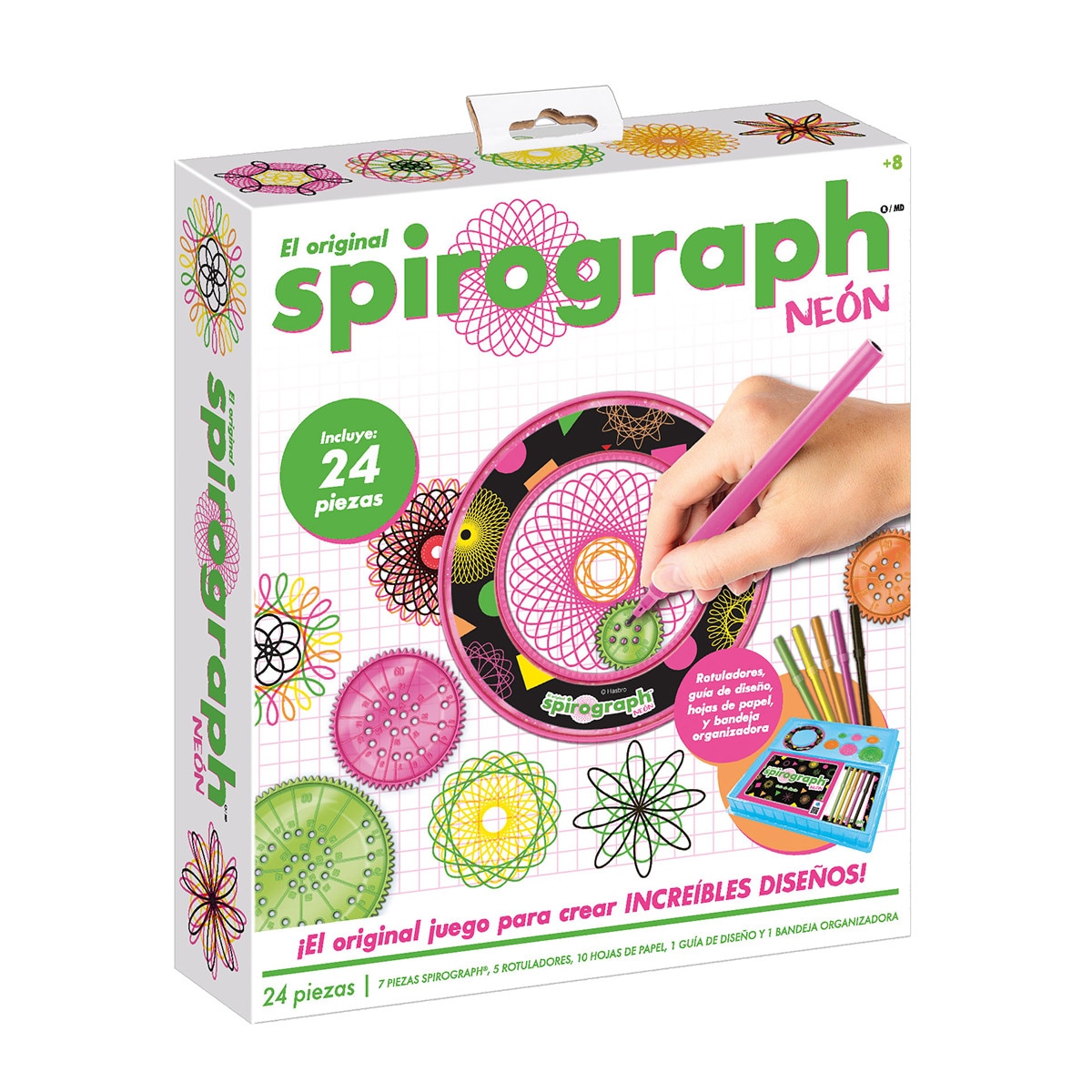 World Brands - Juego de manualidades Spirograph Neon WorldBrands.