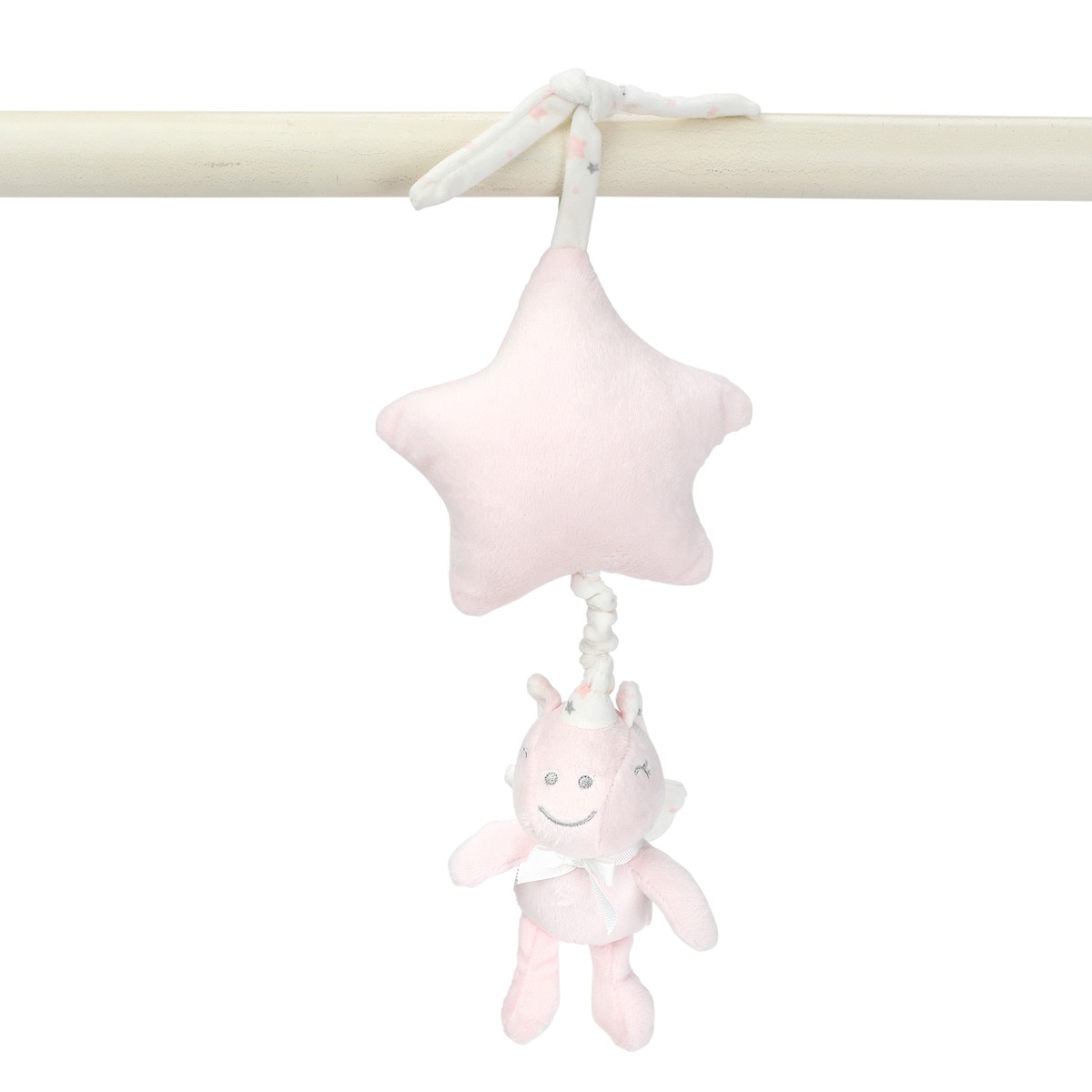 Cotton Juice Baby Home - Peluche Musical Unicornio Rosa