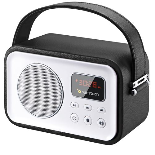 Radio Portátil Sunstech RPRBT450 Negro