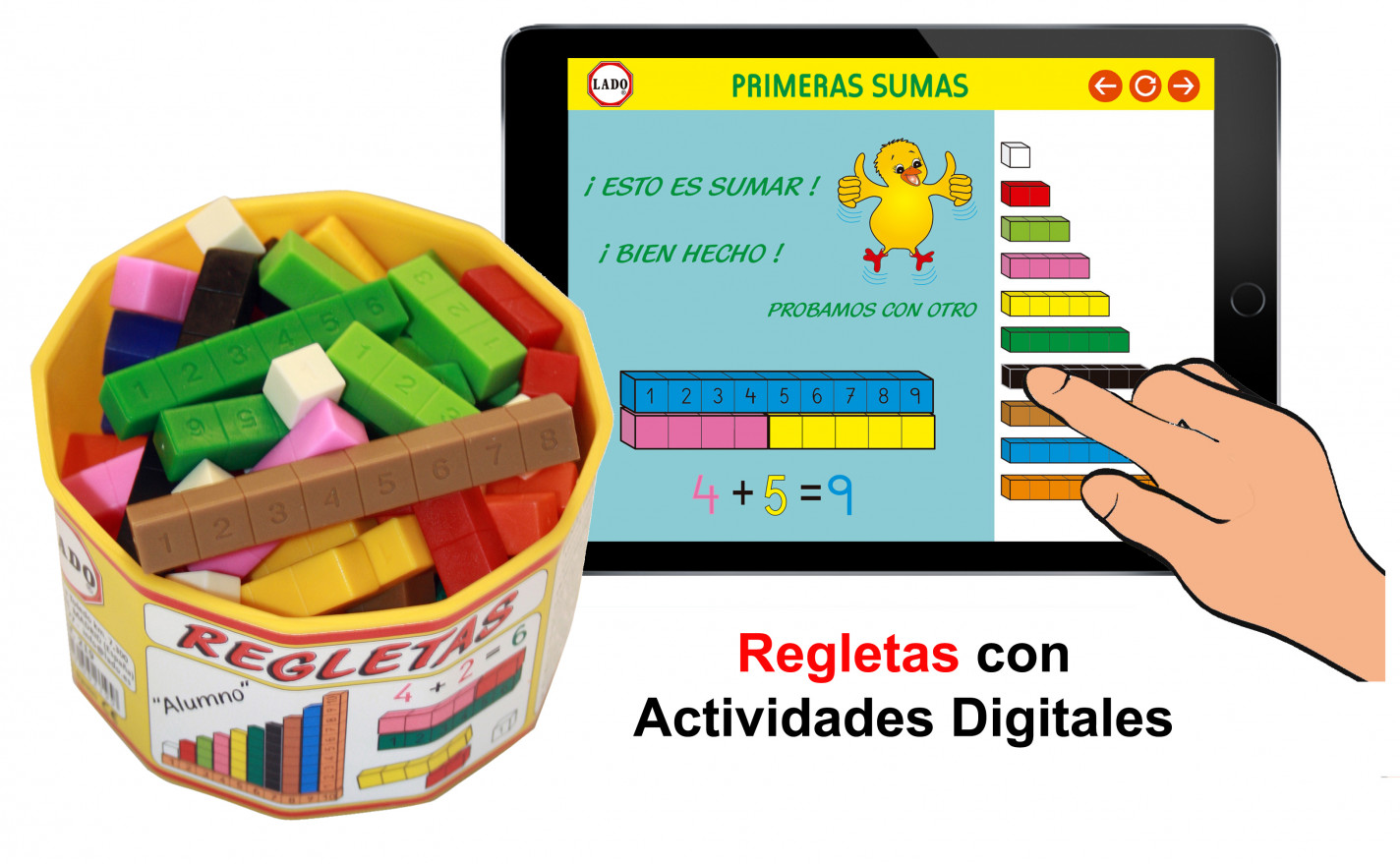 Regletas Lado Actividades digitales 50u