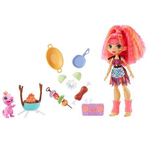 Cave Club - Muñeca Emberly - Playset BBQs