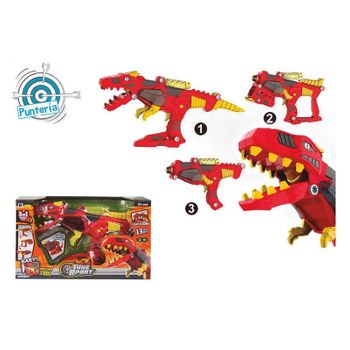 Dinosaurio Transformable En Pistola Con Luces Y Sonidos 24x33x8cm (jugatoys - 661-196)