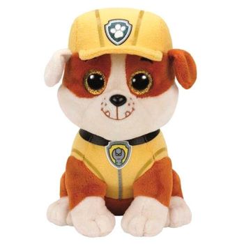 Peluche Ty Beanie Boos Patrulla Canina Paw Patrol Rubble 15c