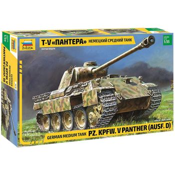 Zvezda 3678 - Maqueta Tanque Alemán Pz. Kpfw. V Panther. Escala 1/35