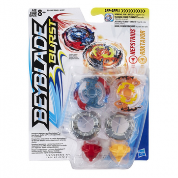 Beyblade - Beyblade 1543977b. Dual Pack Nepstrius Y Roktavor