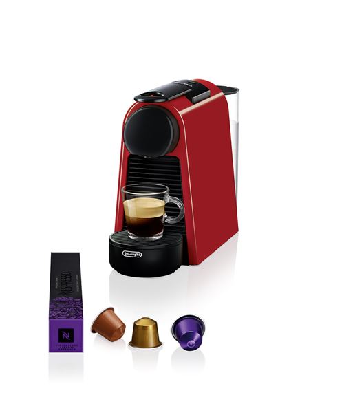 Cafetera de cápsulas Nespresso De'Longhi Essenza Mini EN85.R 19 bar, 0.6 L Rojo