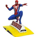 Figura Diamond Marvel Spiderman sobre taxi 22cm