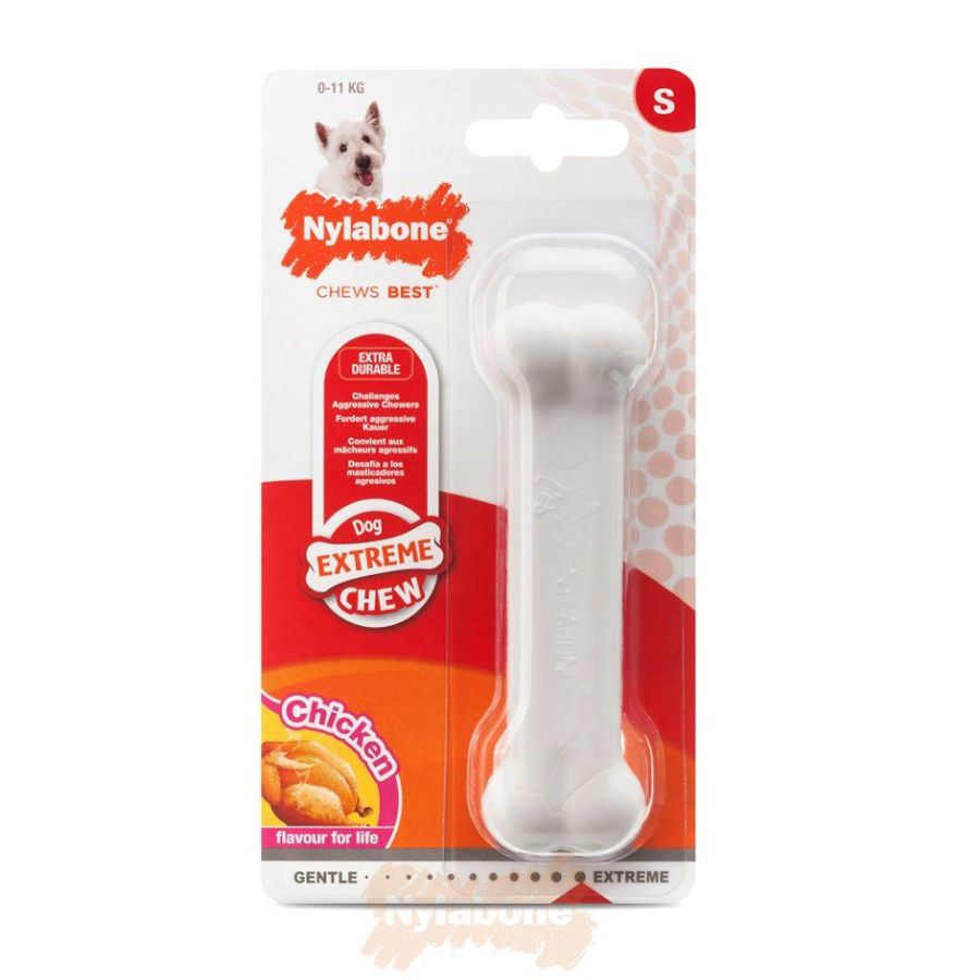 Nylabone Dura Chew Wolf hueso mordedor de nylon para perros