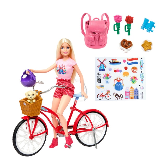 Barbie - Barbie Pink Passport Doll and Playset.