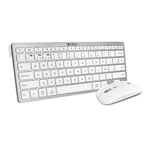 Combo Teclado + ratón inalámbrico Subblim Compact Blanco