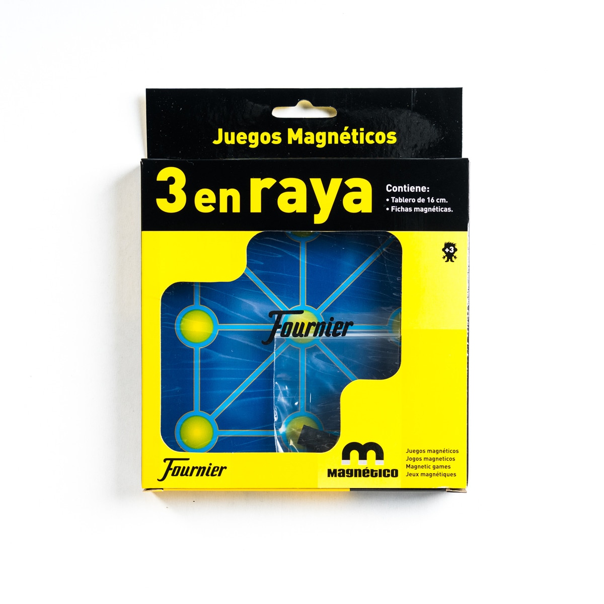 Fournier - Juego De 3 En Raya Magnético