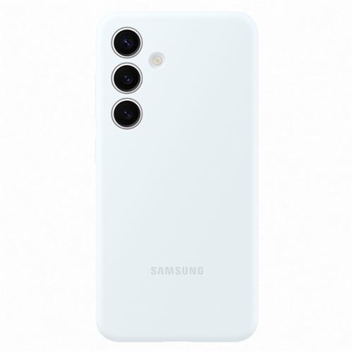 Funda de silicona Samsung blanca para Galaxy S24