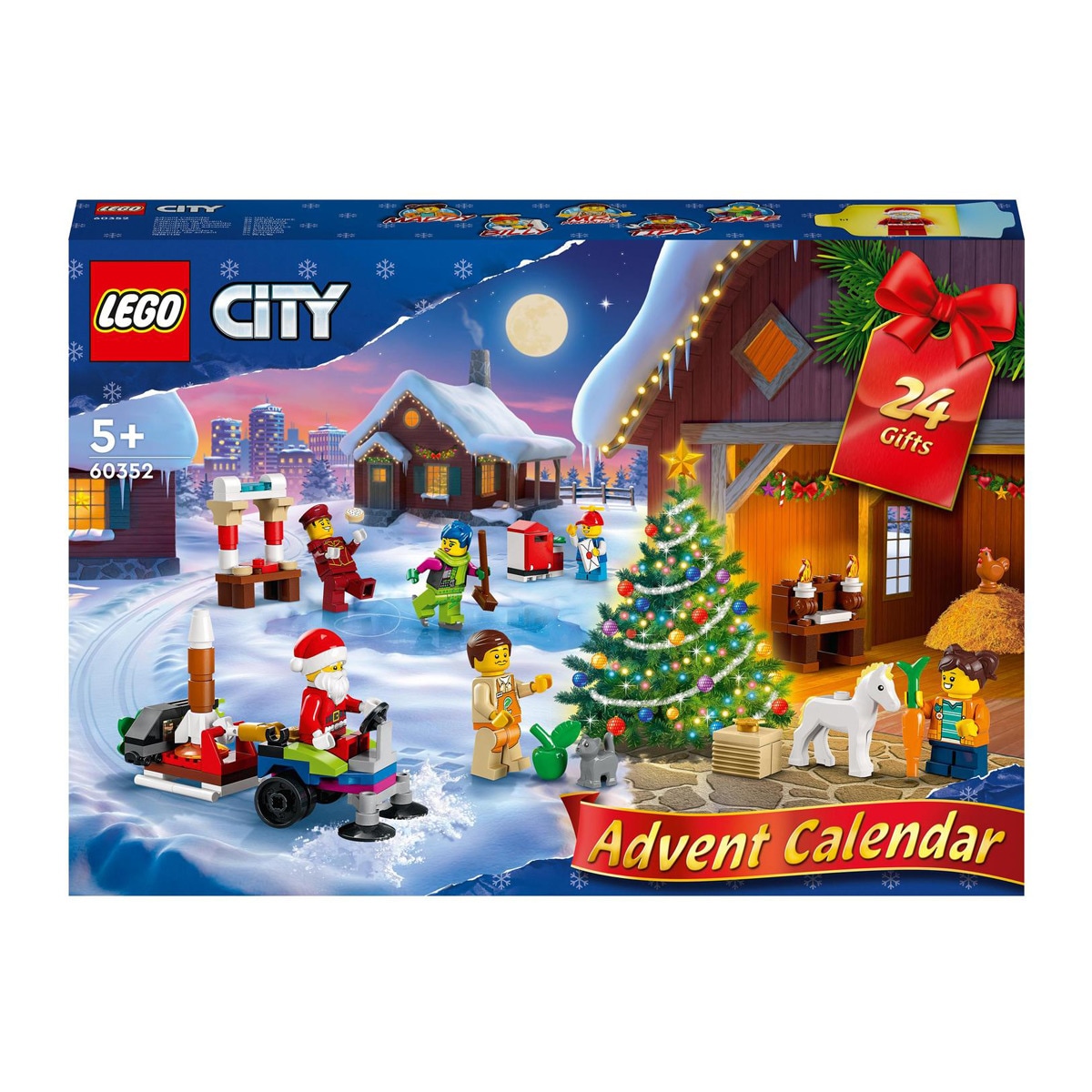 LEGO - s De Navidad Calendario De Adviento Con Mini Figuras Serie De TV City