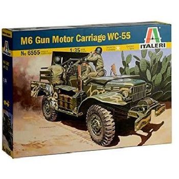 Italeri 6555s - Maqueta M6 Gun Motor Carriage Wc-55. Escala 1/35