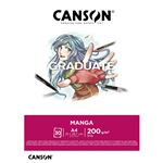 Bloc de dibujo Canson A4 Graduate Manga Liso 200g