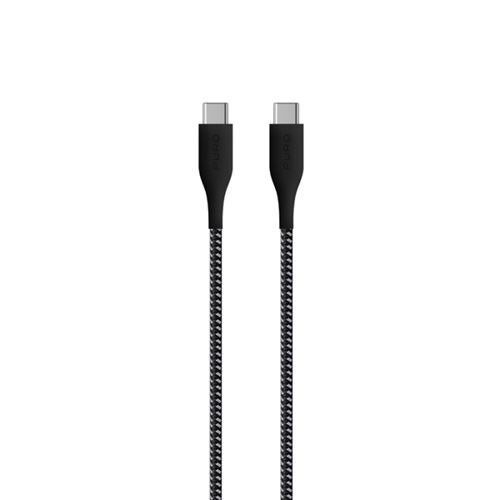 Cable Puro Fabric USB-C Negro 1,2 m