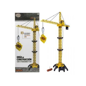 Grua Construccion Con Control Remoto Y Luz