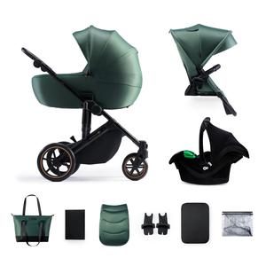 Kinderkraft - Trío Prime 2 Mink Pro Dark Green