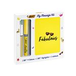 Set de libreta BIC con boli y marcador – Varios modelos