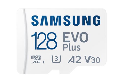 Tarjeta de memoria microSD Samsung EVO Plus 128GB C10UHS + Adaptador