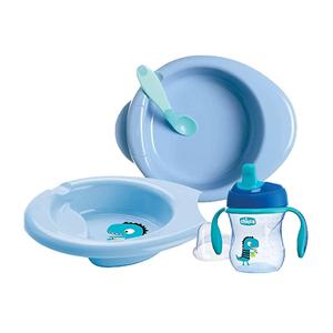 Chicco - Set de comida azul