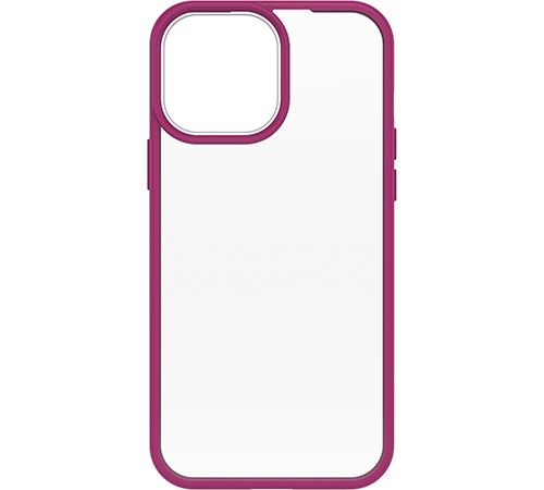 Funda Otterbox React Transparente Marco Rosa para iPhone 13 Pro Max