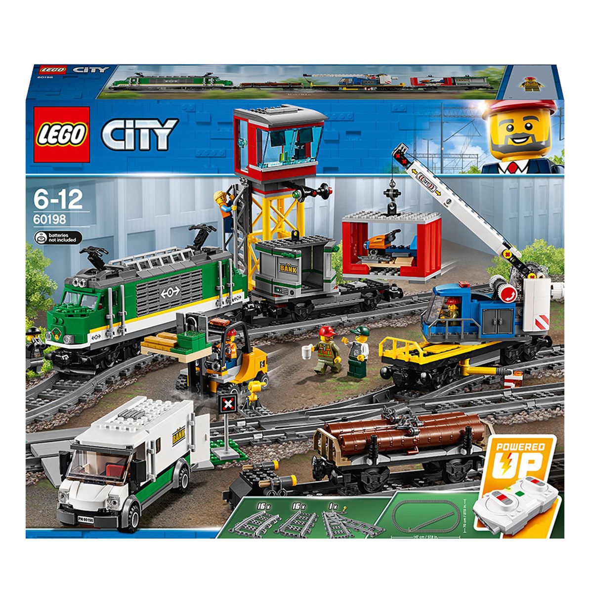 LEGO -  Teledirigido Con Motor Tren De Mercancías City Trains