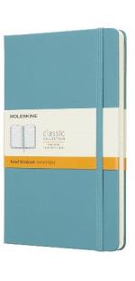 Libreta Moleskine Classic L Pautado Azul Arrecife