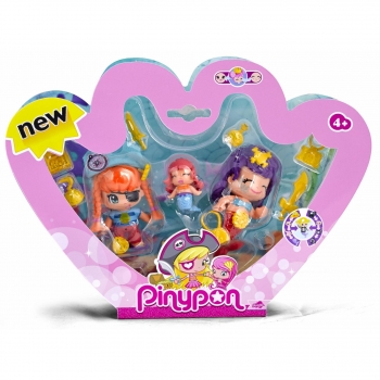 Pin y Pon - Pinypon Piratas y Sirenitas Pack 3