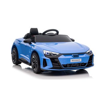 Audi Rs E-tron Gt 12v Azul - Coche Eléctrico Infantil Para Niños Batería 12v Con Mando Control Remoto