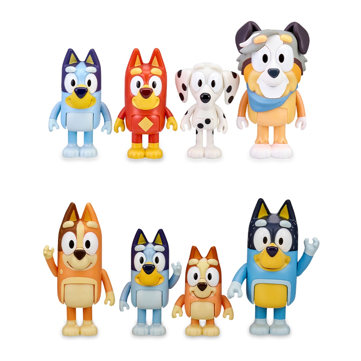 Bluey - Pack 4 Figuras