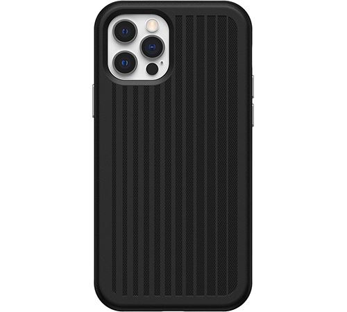 Funda antimicrobiana Otterbox Easy Grip Gaming Negro para iPhone 12/12 Pro