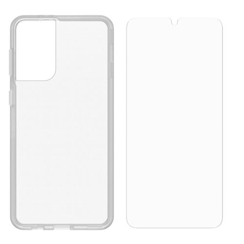 Funda Otterbox React Transparente + Protector de pantalla para Galaxy S21+