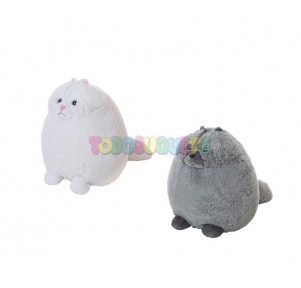 Peluche Gato Gordi 34cm 2 Colores Sdos.