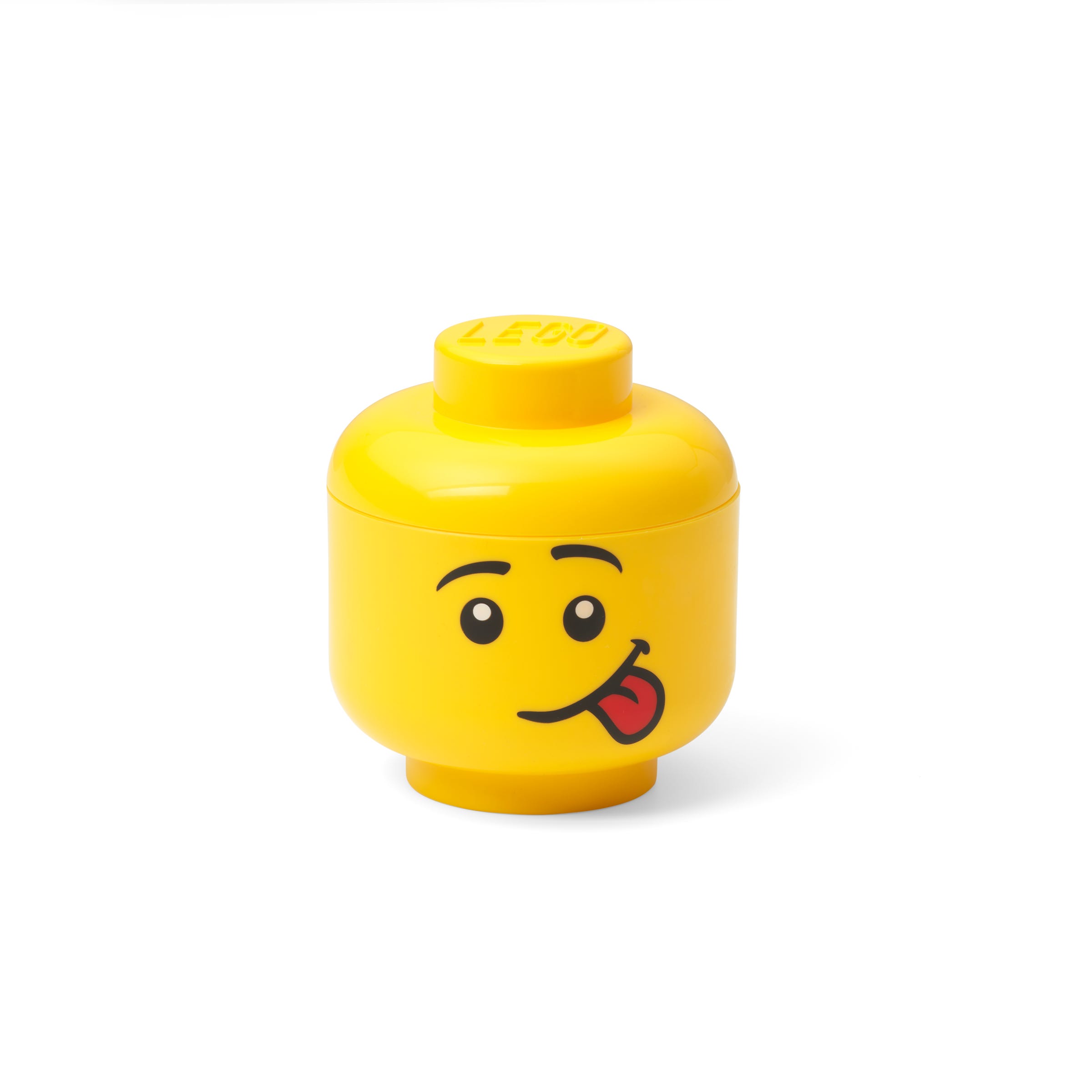 Cabeza para almacenamiento LEGO mini (bromista)