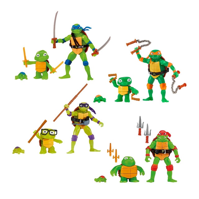 Famosa - Pack Figuras Evolution Toddler Tortugas Ninja Famosa.