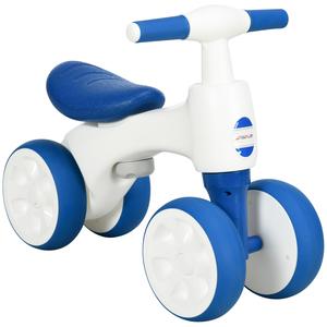 Homcom - Bicicleta sin pedales blanco-azul