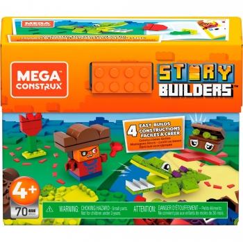 Mega Blocks - Mega Construx Piratas, caja con bloques de construcción 70 pzas