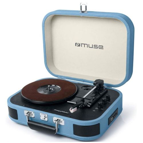 Tocadiscos Muse MT-201 Azul