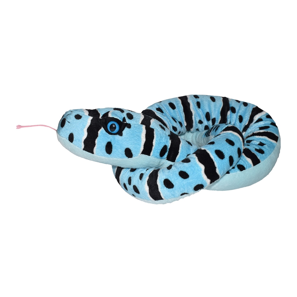 WILD REPUBLIC - Peluche 137 cm Serpiente de cascabel roca azul Wild Republic.