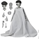 Figura NECA Universal Monsters La novia de Frankenstein Blanco y negro 18cm