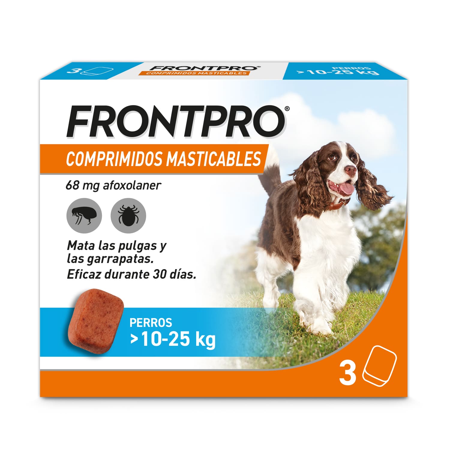 Frontpro Comprimidos Masticables Antiparasitario para perros