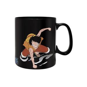 One Piece - Luffy y Ace - Taza térmica 460 ml